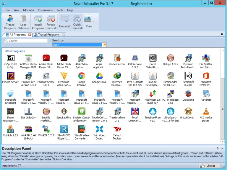 6088 Revo Uninstaller Pro 4.3.3 Full ถอนการติดตั้งโปรแกรม